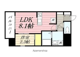 ALLEM YOSHIZUKA【9階】の間取り