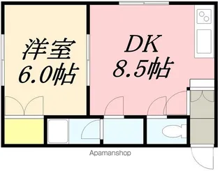 アンダンテⅡ【201号室】の間取り