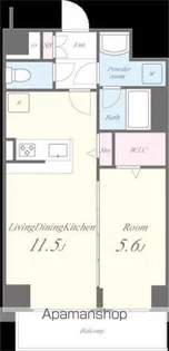 ブランエール戸越【1階】の間取り