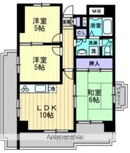 リアライズ上福岡【903号室】の間取り