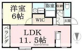 グレイス城東【301号室】の間取り