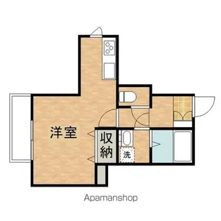 東京都日野市大字新井【アパート】の間取り