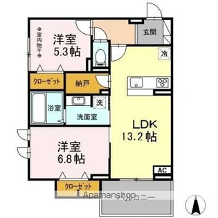 グランメゾン正和【2階】の間取り