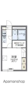 レオパレスROUTE36 Ⅴ【207号室】の間取り