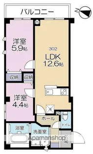 A.FLAT II【3階】の間取り