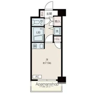ダイアパレス御門【506号室】の間取り