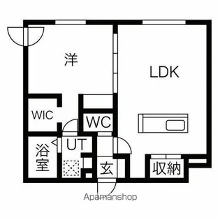 R-fino札幌桑園【2階】の間取り