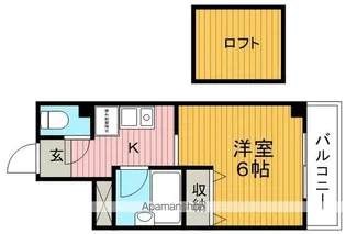 パイン蛍池【4階】の間取り