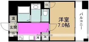 ISM中之島レジデンス【8階】の間取り