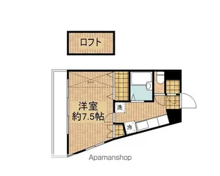 ソレイユビル【502号室】の間取り