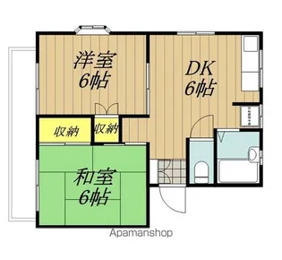 ハイツ唐沢2【2-3号室】の間取り