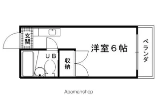 アビタシオン藤【402号室】の間取り