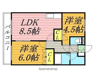 BEAMINGⅡ【2階】の間取り
