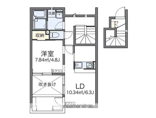 レオネクストかきの木【2階】の間取り