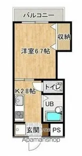 インペリアル志津川【2階】の間取り