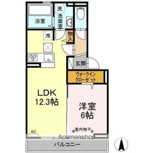 ヴィラ・クレストⅡ【1階】の間取り