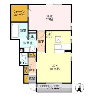 フォレスト・スクエア A【1階】の間取り