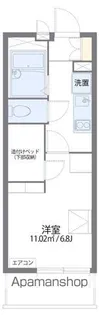 レオパレス東蟹屋【4階】の間取り