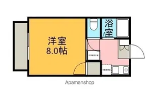 フローラ西条A棟【110号室】の間取り