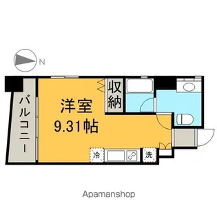 シャトー&ホテル名駅南2ND【803号室】の間取り