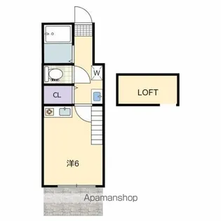 パレス吉村【103号室】の間取り