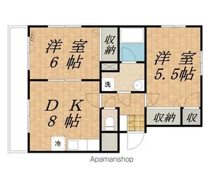 フォレスト小林【201号室】の間取り