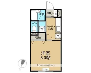 ベルシティメモリーズⅡ【106号室】の間取り