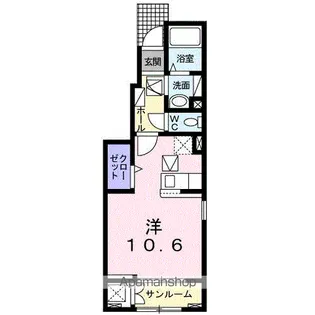 レジェンド バレー A【1階】の間取り