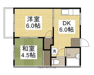 コーポ明和B棟【2階】の間取り