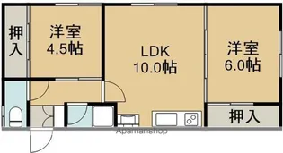 レジェンド大川【203号室】の間取り