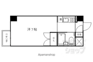 山科SQUARE【302号室】の間取り