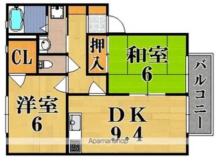 ファミール州見【1階】の間取り