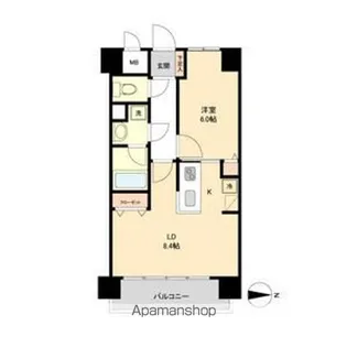 アーバンフラッツ青葉小田原【2階】の間取り