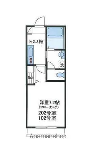 サンプロスペリティ【2階】の間取り
