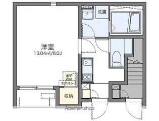 レオネクストHONEYLAKE【107号室】の間取り