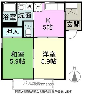 グランシャリオ【1階】の間取り