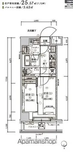 メインステージ浮間舟渡【6階】の間取り