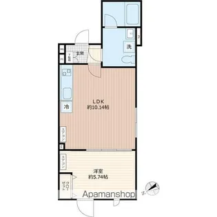 STRIPES 用賀Ⅱ【4階】の間取り