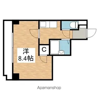 愛知県名古屋市昭和区阿由知通4丁目【マンション】の間取り