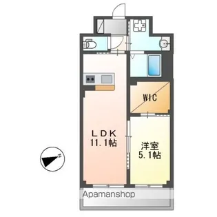 カーネル ベイス【2階】の間取り