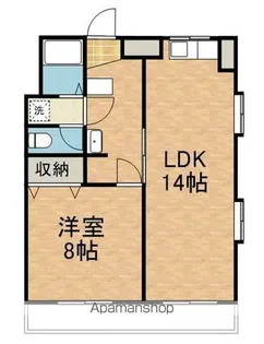 ポプリハイツ【201号室】の間取り