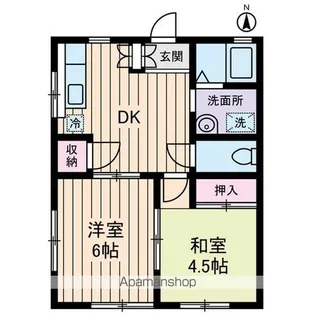 パルホーム等々力【1階】の間取り