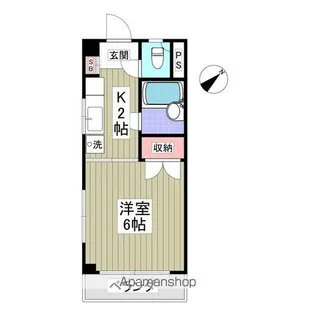 ヒルズ白楽Ⅰ【2階】の間取り