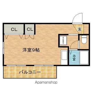 プレシード阪急園田【2階】の間取り