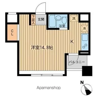 メゾン・デュ・オーラ 山下町【8階】の間取り