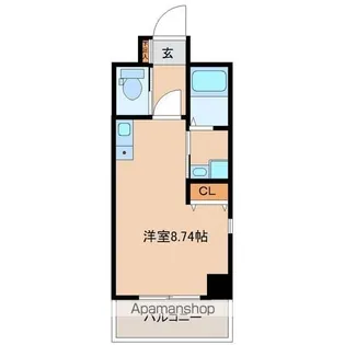 LUNA仙台東口【8階】の間取り