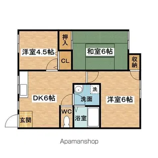 パインヒルズ【2階】の間取り