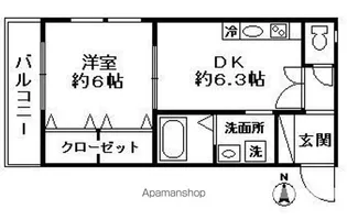 リブレア香住ヶ丘【1階】の間取り