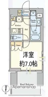 クレストコート清澄白河【8階】の間取り