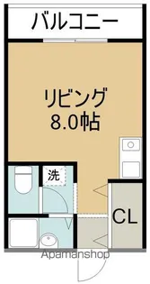 ダイワハイツ深堀【203号室】の間取り